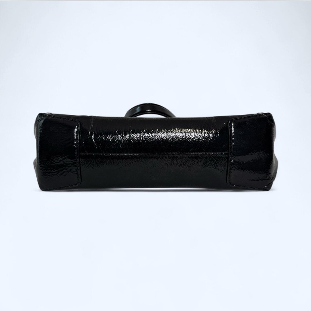 Michael Kors Shiny Black Shoulder Bag - Picture 5 of 8